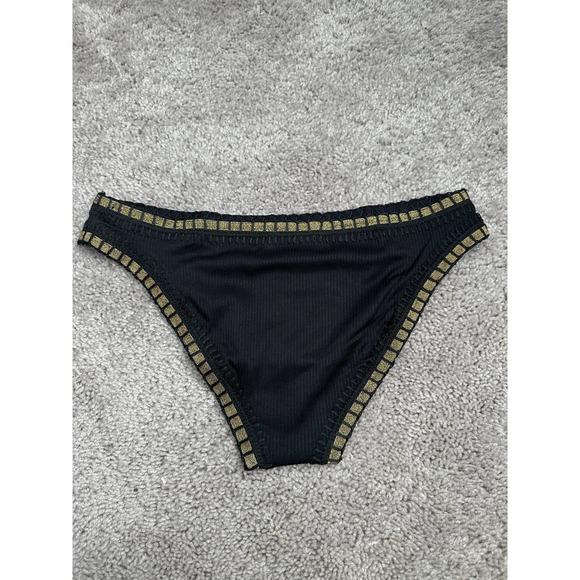 PLATINUM INSPIRED BY SOLANGE FERRARINI Crochet-trim Scoop Swim Bikini Bo… - Picture 11 of 16